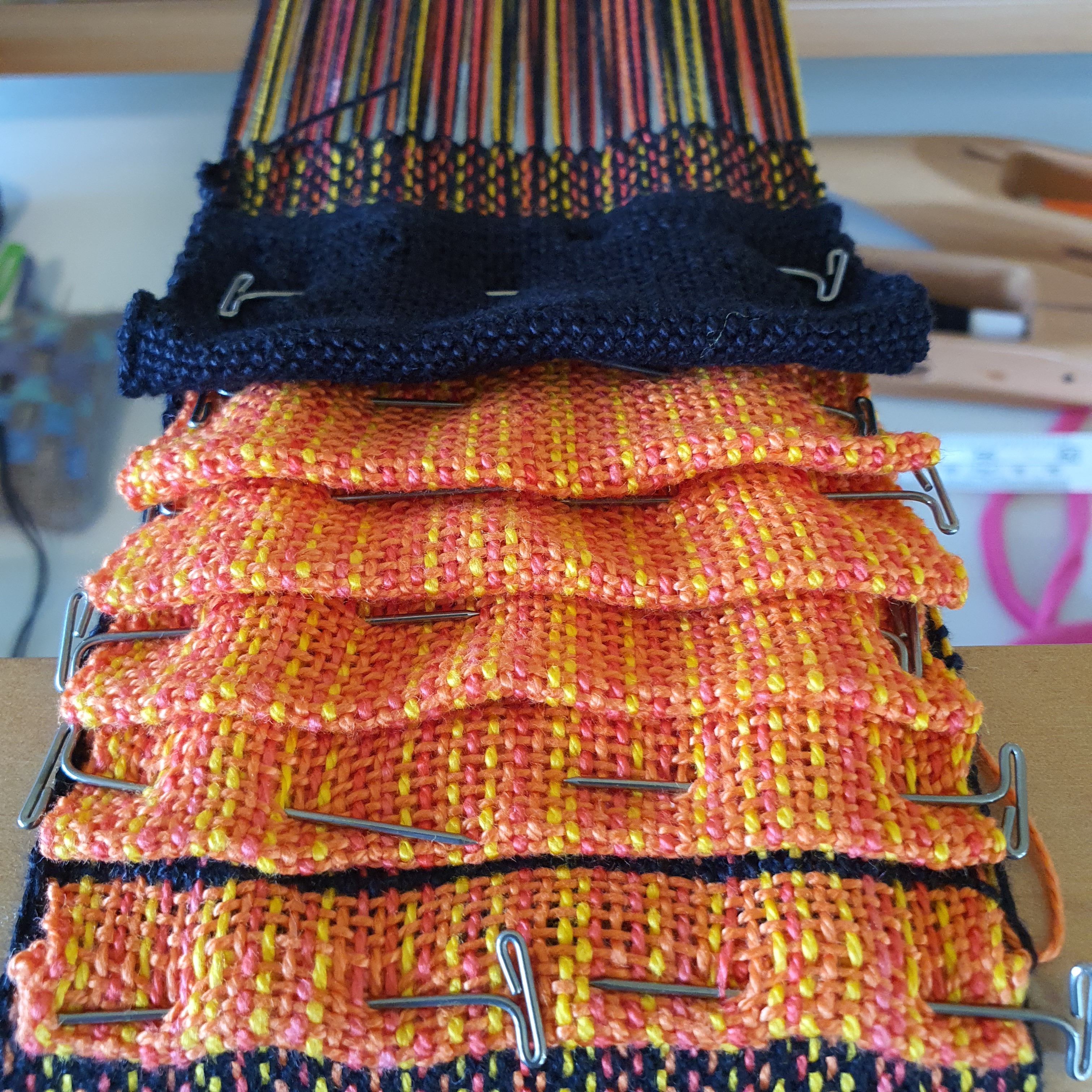 3-D Double Weave Samplers – Kate Alberta Weaving